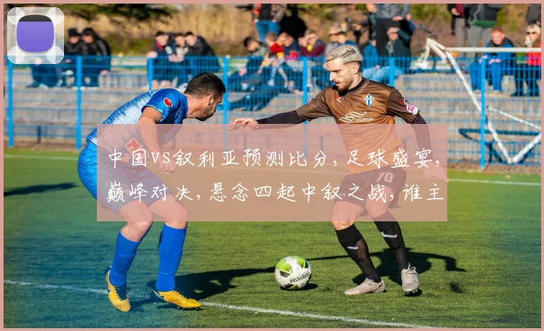 中国vs叙利亚预测比分,足球盛宴,巅峰对决,悬念四起中叙之战,谁主沉浮